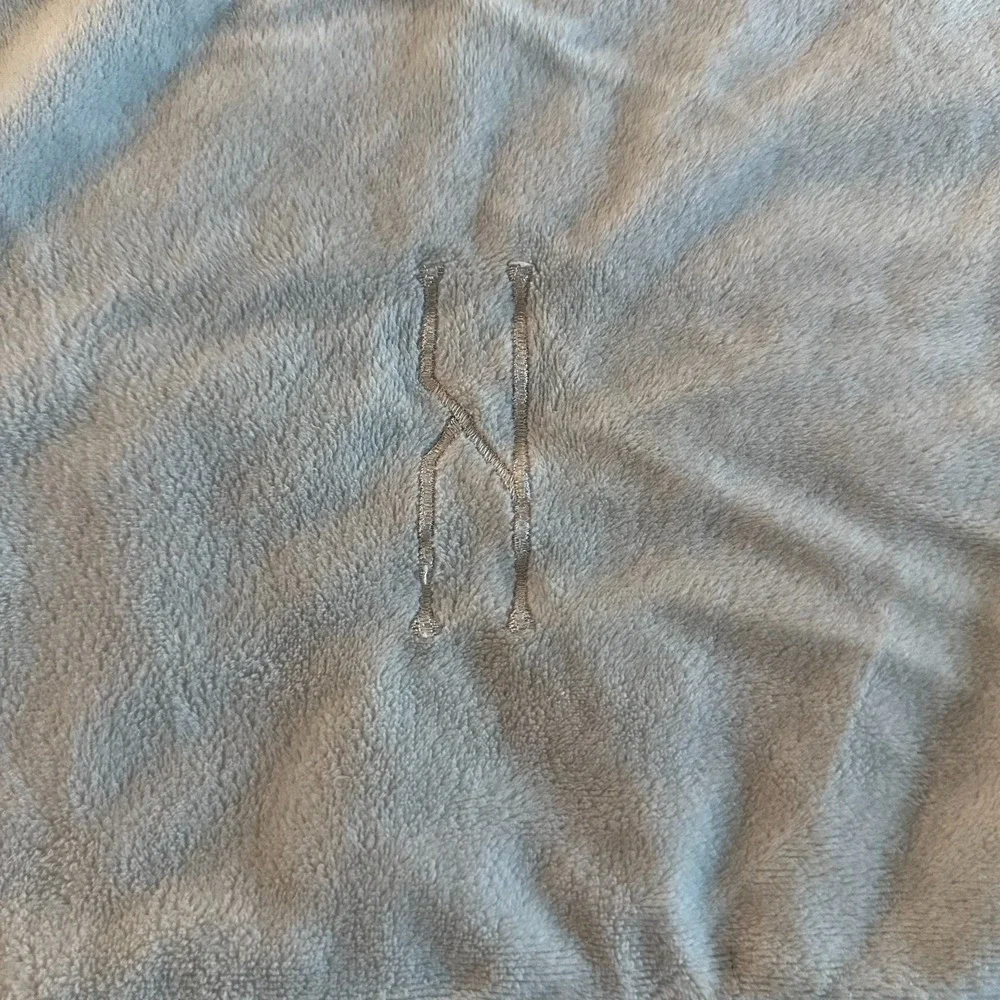 Monique Lhuillier Pottery Barn Kids Gray Soft Baby Lovey Blanket 30'' x 40